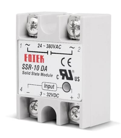 SSR-10DA (10A) Solid State Röle (Geliştirme Kartlarıyla Uyumlu)
