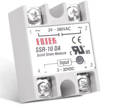 SSR-10DA (10A) Solid State Röle (Geliştirme Kartlarıyla Uyumlu)