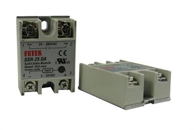 SSR-25DA (25A) Solid State Röle (Geliştirme Kartlarıyla Uyumlu)