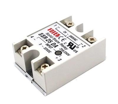 SSR-25DA (25A) Solid State Röle (Geliştirme Kartlarıyla Uyumlu)