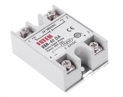 SSR-40DA (40A) Solid State Röle (Geliştirme Kartlarıyla Uyumlu)