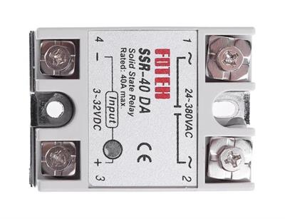 SSR-40DA (40A) Solid State Röle (Geliştirme Kartlarıyla Uyumlu)