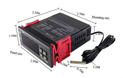 STC-1000 110-220V AC 2 Kanallı Dijital Termostat