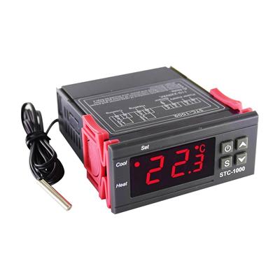 STC-1000 12V 2 Kanallı DC LCD Ekran Problu Termostat-Dijital Sıcaklık Kontrol Cihazı