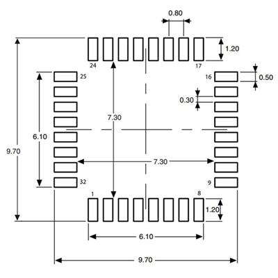 STM32F030K6T6 SMD 32-Bit 48MHz Mikrodenetleyici