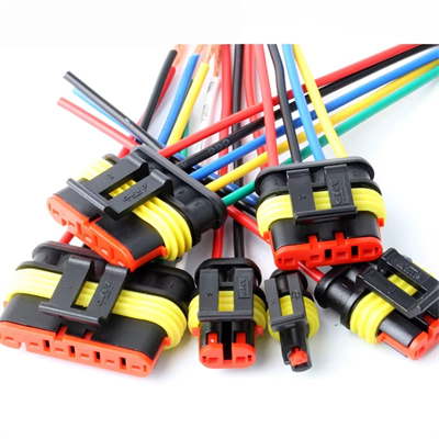 Su Geçirmez Araç Konnektör Takımı 4 Pin-Kablolu