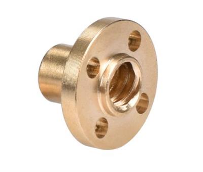 T8 2 Hatve Trapez Somun(Pirinç)