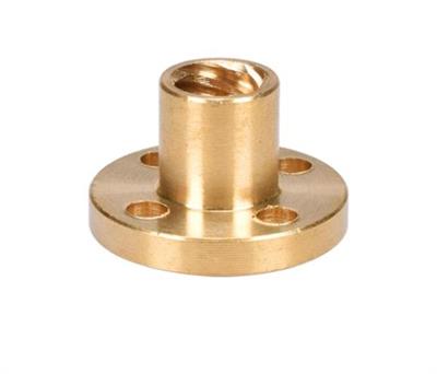 T8 2 Hatve Trapez Somun(Pirinç)