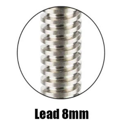 T8 8 Hatve Trapez Mil+Somun(950mm)