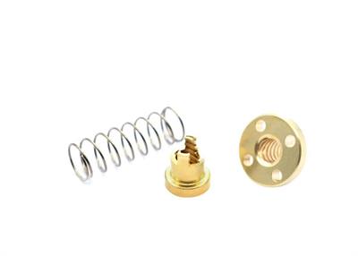 T8 Yaylı Pirinç Trapez Somunu(8 Hatve)