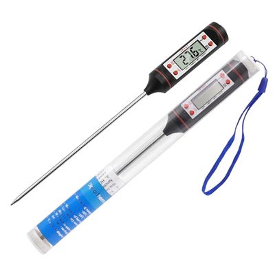 TP101 Gıda Termometresi-Elektronik Sıvı Sıcaklık Kalemi-Siyah