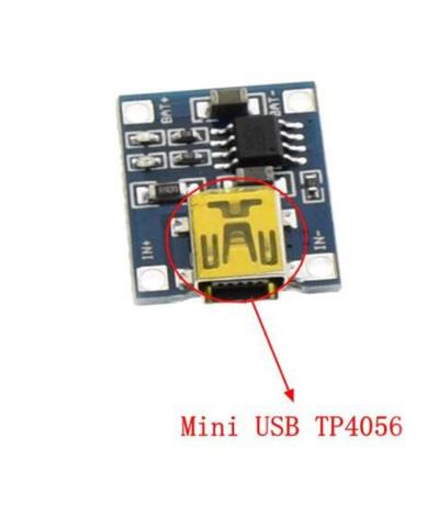 TP4056 1A Lipo – Li-on Pil Şarj Devresi Mini USB(Sarj Korumalı)