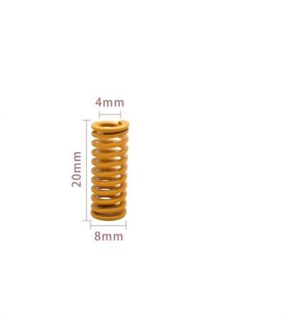 Tabla Yayı İç Çap 4mm Boy 20mm(4 Adet Sarı)