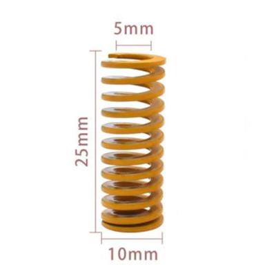 Tabla Yayı İç Çap 5mm Boy 25mm(4 Adet Sarı)
