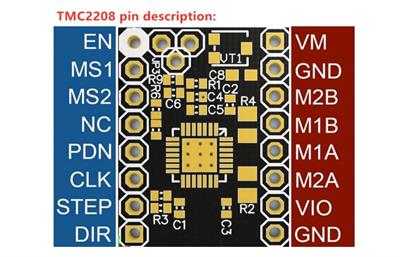 Tmc2208 V1.2 Step Motor Sürücü Modülü