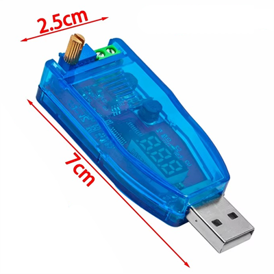 USB 5V Girişli 1-3.3-9-12-24V DC-DC Ayarlanabilir Voltaj Düşürücü ve Yükseltici-Yeşil Led