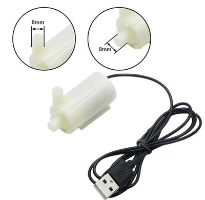 Usb Girişli Mini Dalgıç Dik Su Pompası IP68 Saatte 80-120 Litre