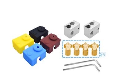 V6 Kare Blok+Nozzle+Silikon Çorap Seti