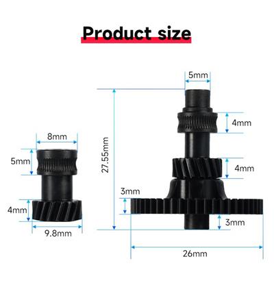 Voron Bm Extruder Dişlisi-Voron 2.4 CW1-CW2-Trident CW1-CW2(Helis Dişli)