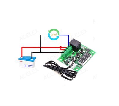 W1209 Termostat Dijital Röleli - Sıcaklık Kontrol Kartı