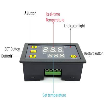 W3230 Röle Çıkışlı Dijital Termostat 220V Sıcaklık Kontrol Cihazı
