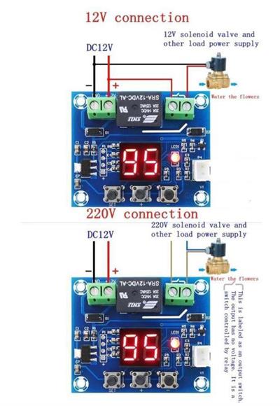 XH-M214 Röle Kontrollü Toprak Nem Sensörü-DC 12v