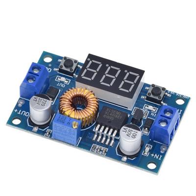 XL4015 5A Dijital Ekranlı DC-DC Ayarlanabilir Voltaj Düşürücü Voltmetre