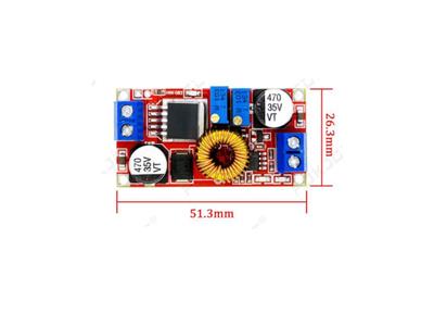 XL4015 Akım Voltaj Ayarlı DC-DC Step Down 5A Lipo Şarj Modülü(Kırmızı PCB)