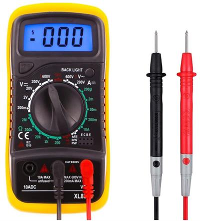 XL830L Dijital Multimetre Led Ekranlı Avometre Mini Ölçü Aleti