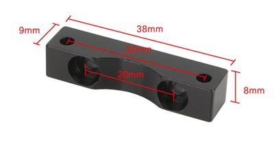 Z Eksen Nema 17 Step Motor Tutucu Mini Plastik Parça(Siyah)