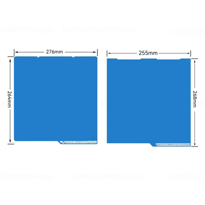 Anycubic Kobra S1 Çift Taraflı Düşük Sıcaklık Soğuk Baskı Yüzeyi-Mavi-264x276mm
