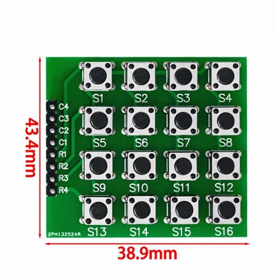 Arduino Keypad 4x4 Matrix 16 Buton Switch Tuş Takımı