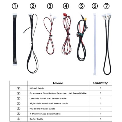 Bambu Lab H2D-H2C-H2S Kablo Seti-7 in 1