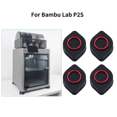 Bambu Lab P2S Titreşim Önleyici Yükseltilmiş  Ayak Seti-4 Adet