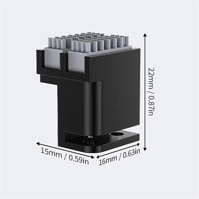 Bambu Lab X1-P1 Serisi Geliştirilmiş Çiftli Metal Nozzle Temizleme Silikonu