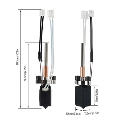Creality Ender-3 V3-V3 Plus Yükseltilmiş Hotend Seti-0.4mm Sertleştirilmiş Nozzle