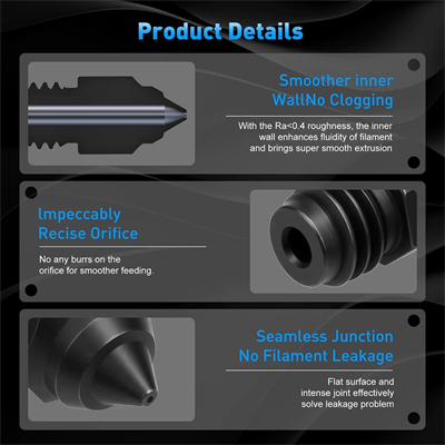 Creality Ender 5 Max Sertleştirilmiş Çelik Nozzle-0.4mm