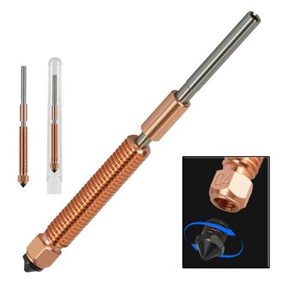 Creality Hi-K2 Serisi Uyumlu Quick Swap Çıkarılabilir Sertleştirilmiş Çelik Nozzle-0.4mm