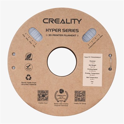 Creality Hyper PC Filament Transparan 1.75mm 1kg