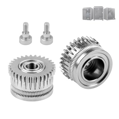 Creality K1-K1C-K1 Max-Ender V3-V3 Plus Extruder Dişlisi(Paslanmaz Çelik)