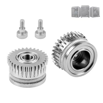 Creality K1-K1C-K1 Max-Ender V3-V3 Plus Extruder Dişlisi(Paslanmaz Çelik)