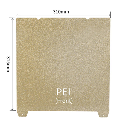Creality K1 Max Çift Taraflı Pütürlü Pei Yay Çeliği Tabla-310x315mm