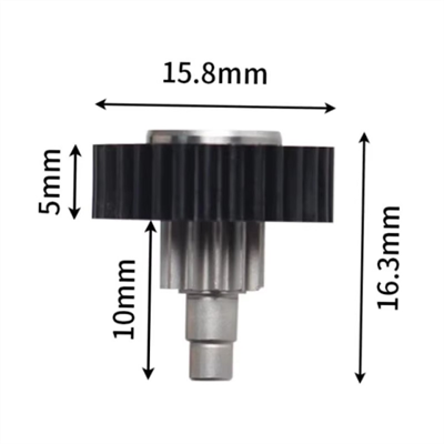 Creality K1 Serisi Geliştirilmiş Extruder Motor Dişlisi-Full Metal Şanzıman Dişlisi