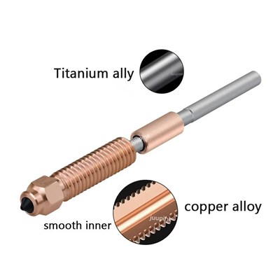 Creality Unicorn Quick-Swap Sertleştirilmiş Çelik Bi Metal Nozzle K1-K1C-K1 Max-Ender3 V3 Uyumlu(0.4mm)