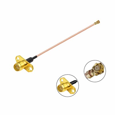 Erkek RPSMA Panel Tipi-IPEX Dönüştürücü Kablo-30cm