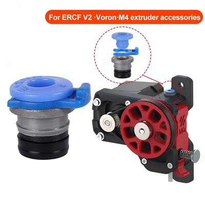 ECAS04 Bowden Extruder Konnektörü-4x2 PTFE Teflon Boru Girişi