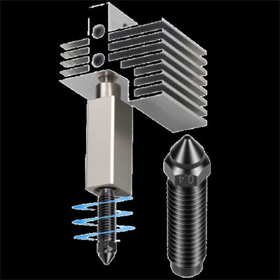 Elegoo Centauri Carbon Sertleştirilmiş Çelik Nozzle-0.2mm