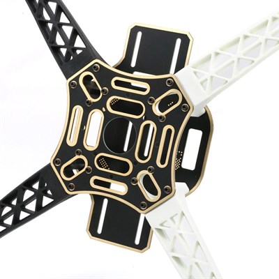 F450 PCB Kartlı Quadcopter Gövde Kiti-Kırmızı-Siyah Kollar