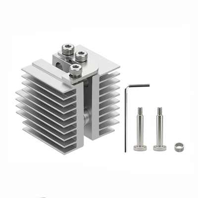 Flashforge AD5X Hotend Üst Soğutucu Blok-Gümüş