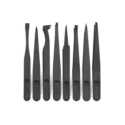Hassas Elektronik Cımbız Seti Antistatik Karbon Fiber 8 Parça